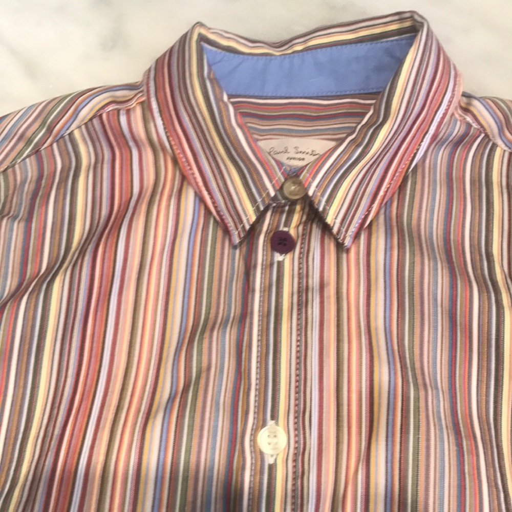 Paul Smith Jr. iconic striped button-down. EUC.